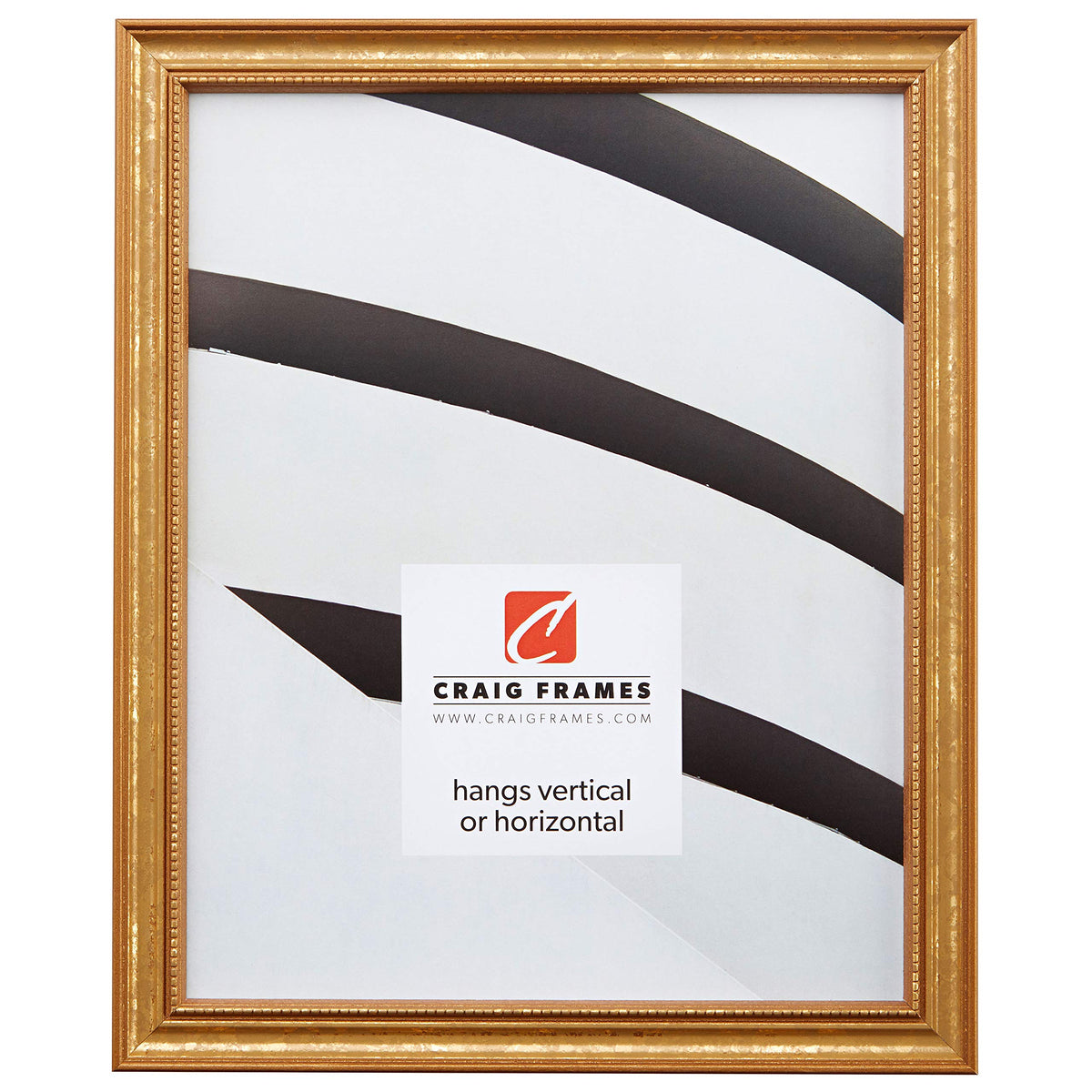 Craig Frames Stratton, 23x30 Picture Frame, Aged Gold
