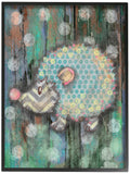 The Kids Room by Stupell Distressed Woodland Porcupine Wall Plaque, 11 x 14