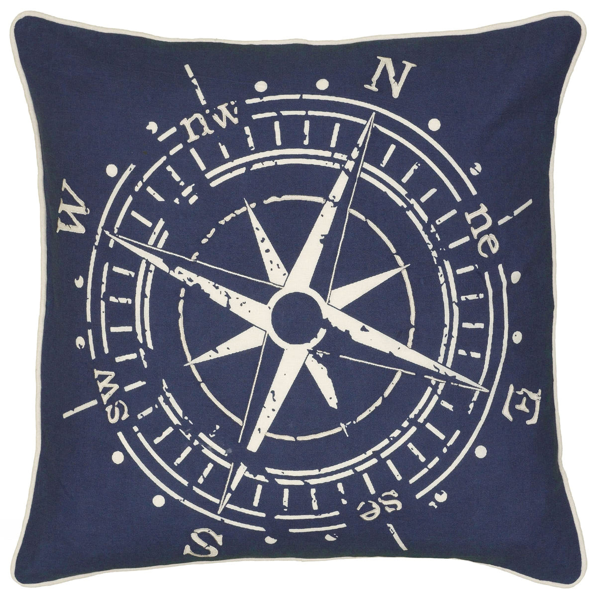 Rizzy Home | T06392 | Poly Fill Decorative Pillow | 18"X18" Blue Youth