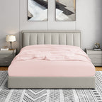 Cathay Home Twin Xl Fitted Sheet - Double Brushed Ultra Soft - Wrinkle & Fade Resistant - 16' Deep Pocket Fitted Sheet Only - G