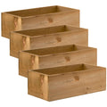 12    Wood Pallet Bin by Make Market - Rustic Crate Boxes for Storage, Decorative Display, Arts & Crafts, Made of 100% Wood - Bu