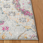 Safavieh Madison Collection Area Rug - 9' X 12', Grey & Gold, Boho Chic Glam Paisley Design, Non-Shedding & Easy Care, Ideal For