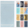FESHKA Sand Free Turkish Beach Towel (37 x 67) Quick Dry Bath Towel All ages, Oversized Beach Blanket, Lightweight for Travel - 