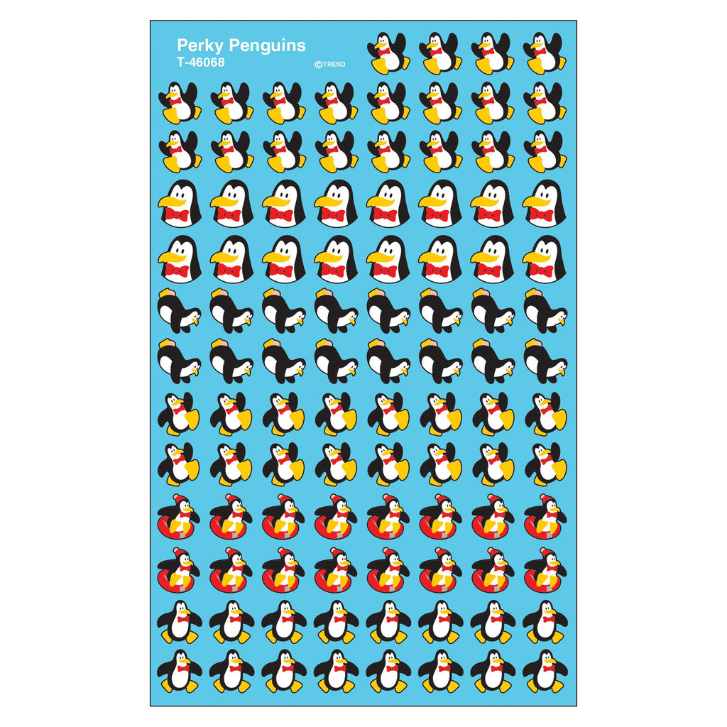 Trend Enterprises, Inc. Perky Penguins Supershapes Stickers, 800 Ct