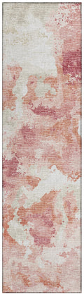 Addison Rugs Indoor/Outdoor Accord Aac32 Pink Washable 2'3" X 7'6" Indoor Outdoor Runner Rug, Easy Clean, Machine Washable, Non Shedding, Bedroom, Living Room, Dining Room, Kitchen, Patio Rug