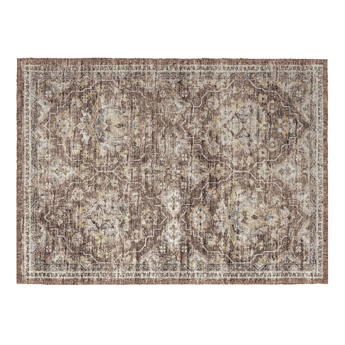 Marbella Mb4 Brown Traditional Rug Rectangle 10' X 14'