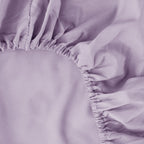 Ghooss Fitted Sheet Lavender-Full Size Fitted Sheet Only-Fitted Deep Pocket Sheet-Soft Wrinkle Free Sheet-1 Pack(Lavender,Full)