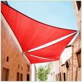 Colourtree Ctslt Custom Size Order To Make 12' X 23' X 25.9' Red Right Triangle Sun Shade Sail Canopy Mesh Fabric Uv Block Upf50