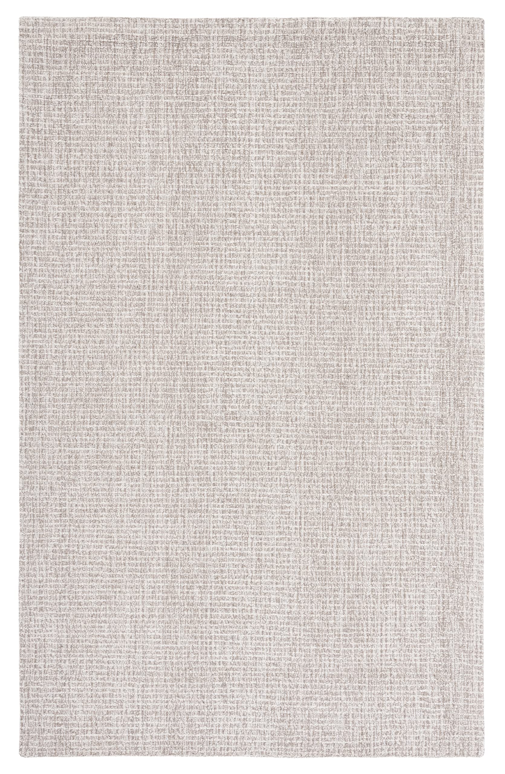 SAFAVIEH Abstract Collection Accent Rug - 2' x 3', Ivory & Grey, Handmade Wool, Ideal for High Traffic Areas in Entryway, Living