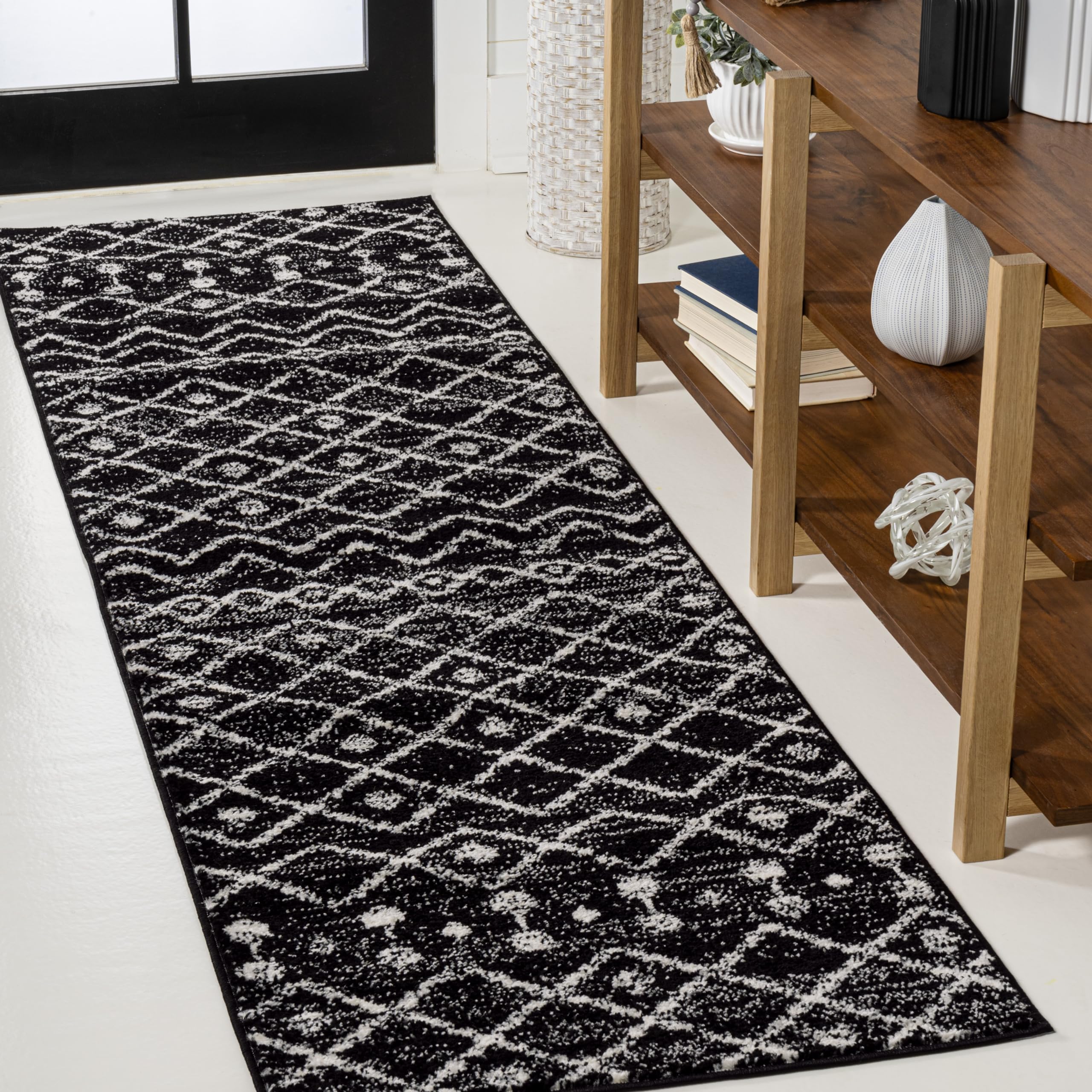 JONATHAN Y MOH208E-28 Aksil Moroccan Beni Souk Runner Rug, Bohemian, Scandinavian, Minimalistic, Transitional, Rustic for Living