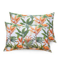 Huesland By Ahmedabad Cotton 144 Tc Pillow Cover Set Cotton Set Of 2  Orange