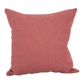 Blazing Needles Square Polyester Jacquard Throw Pillow, 17", Hazeltsb Paprik