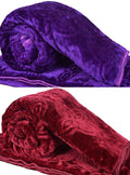 Goyals  Polyester 200 TC Blanket (Single_Purple & Maroon)