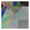 Bleidruck 25 Sheets Sand Stars Holographic Sticker Paper A4 Size Glitter Clear Holographic Overlay Laminating Film Self Adhesive