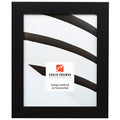 Craig Frames Bauhaus 125, 14x16 Picture Frame, Black Satin Mica