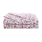 Betsey Johnson - Full Bed Sheets, Soft & Lightweight Bedding, Fade & Wrinkle Resistant (Fall Foliage Pink, Full)