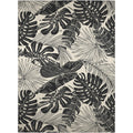 Dalyn Rugs Tropics TC16 Black 26 x 310 Indoor Outdoor Area Rug, Easy Clean, Machine Washable, Non Shedding, Bedroom, Living Ro