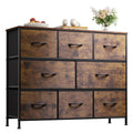 WLIVE 8 Drawer Dresser for Bedroom, Fabric Dresser with Large Storage Drawer Unit for Entryway, Chest of Drawers for Living Room