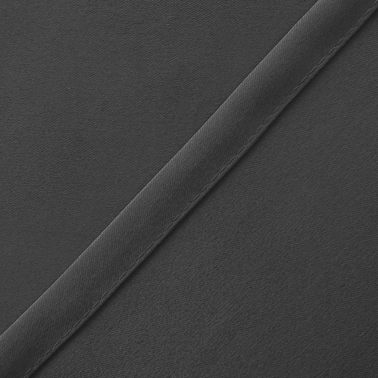 Hiasan Valance Curtains For Kitchen Blackout Thermal Insulated Solid Window Curtain Valance, Dark Grey, 42 X 18 Inches, 1 Panel