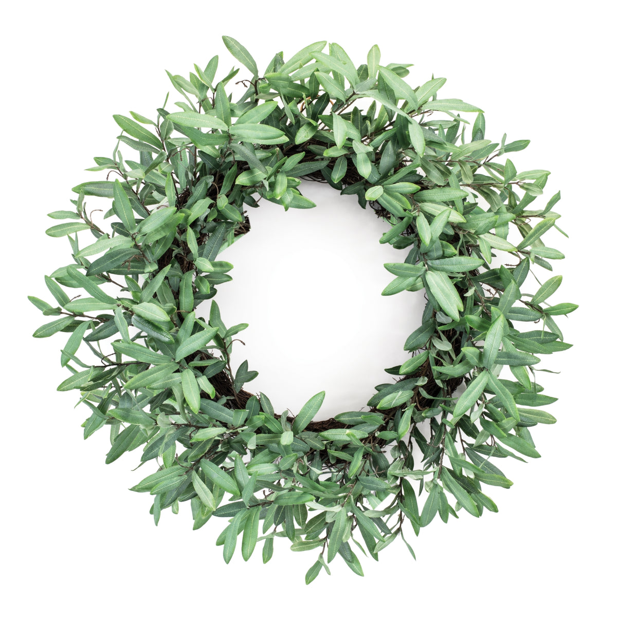 Olive Leaf Foliage Wreath 29inchD