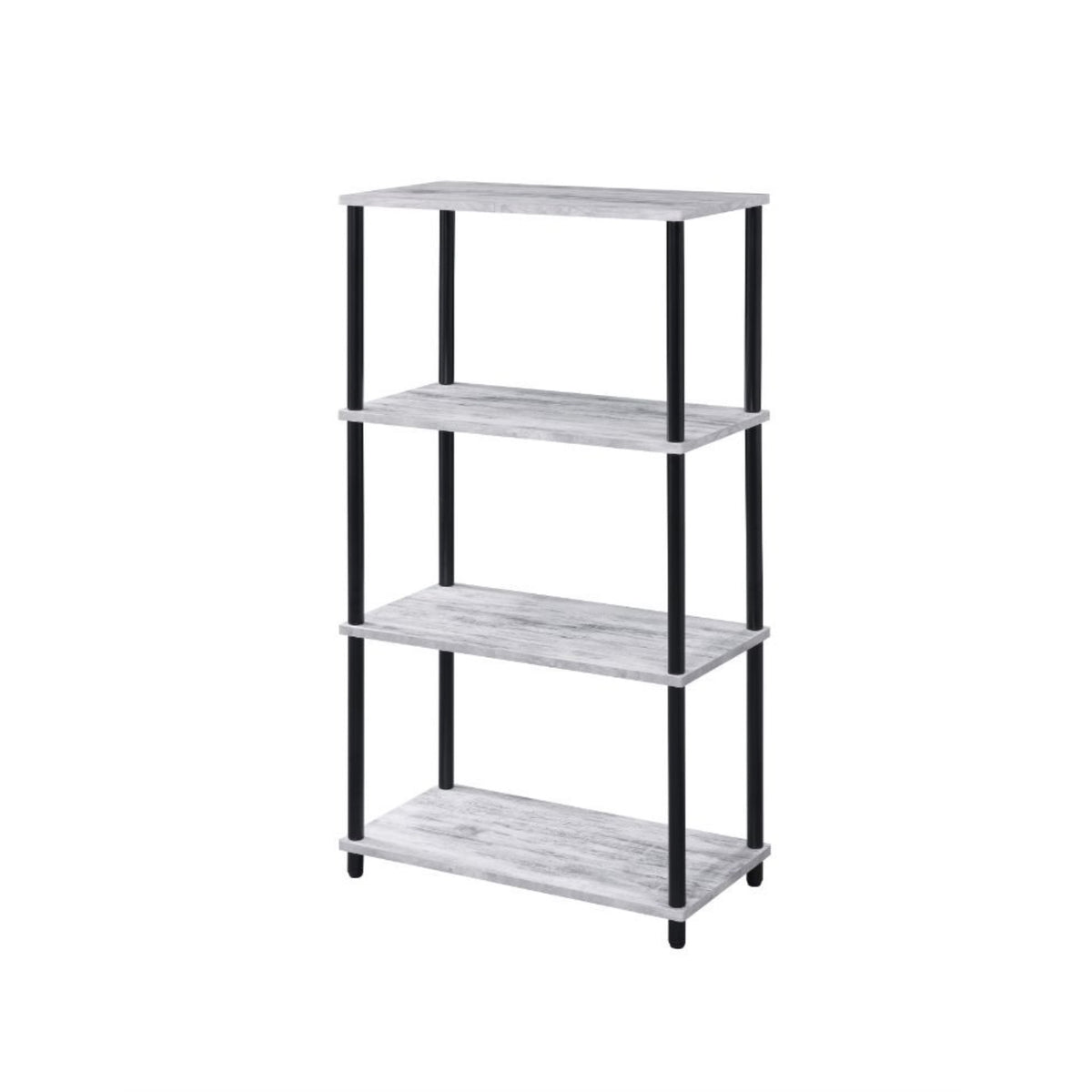 Ergode Bookshelf Antique White & Black Finish