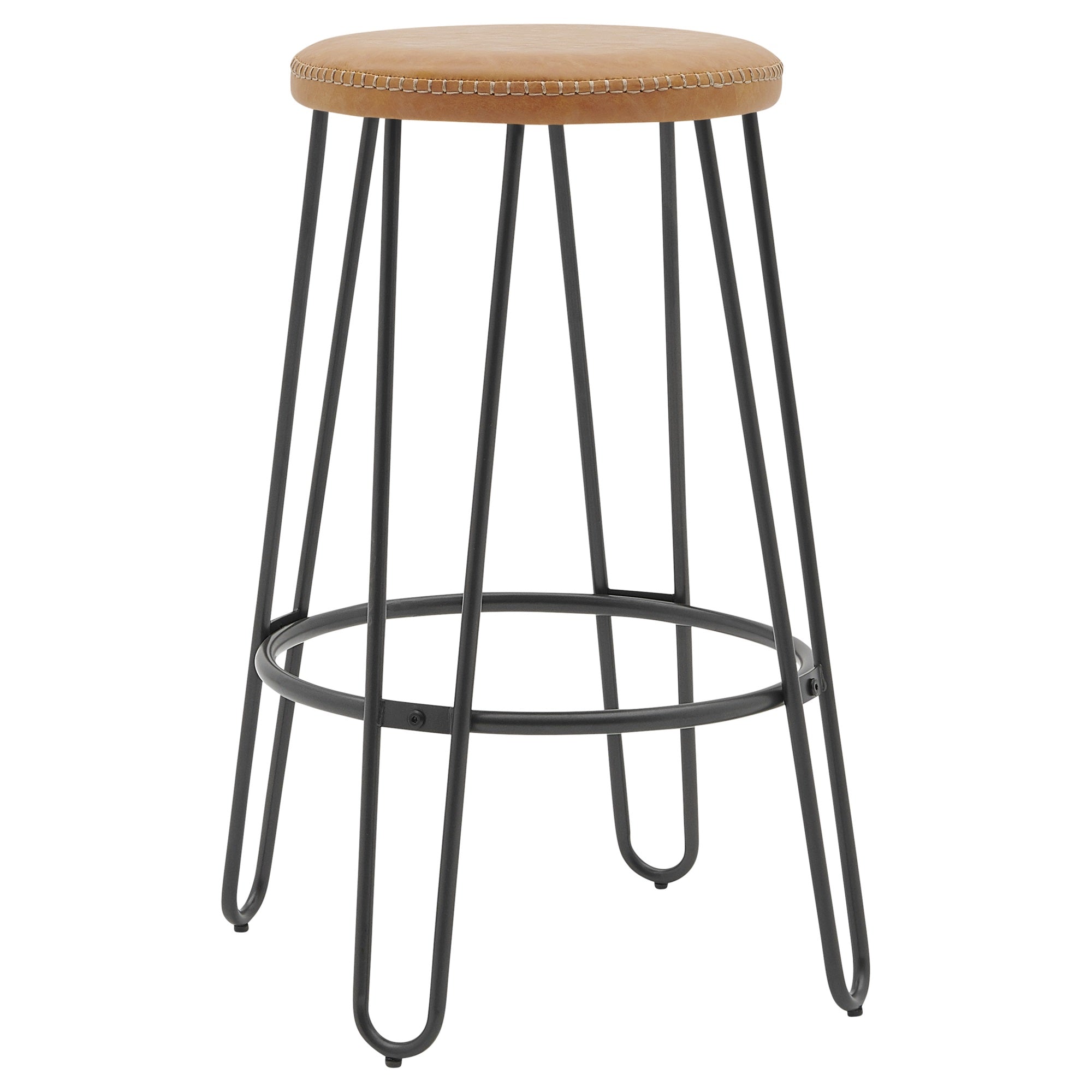 Joe PU Backless Stool, (Set of 2)