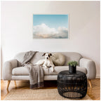 Sylvie Clouds Framed Canvas by Alicia Abla