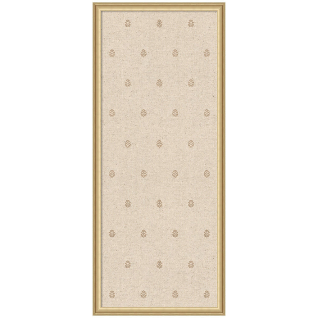 Pinboard Beige Botanical Block Print