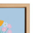 Sylvie Happy Flowers Framed Canvas by Duchess Plum