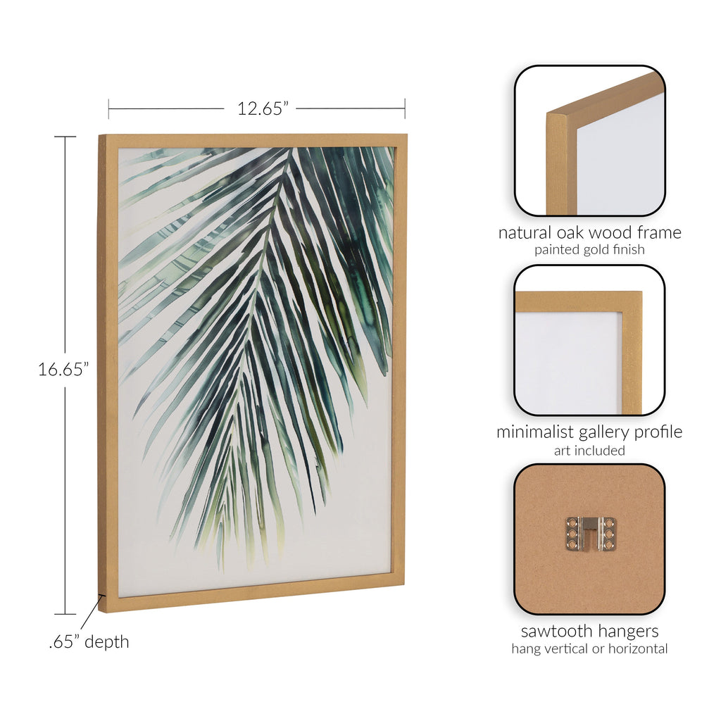 Gallery Tropical Modern Botanical Palm Print by The Creative Bunch Studio