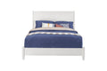 Flynn Standard King Panel Bed, White