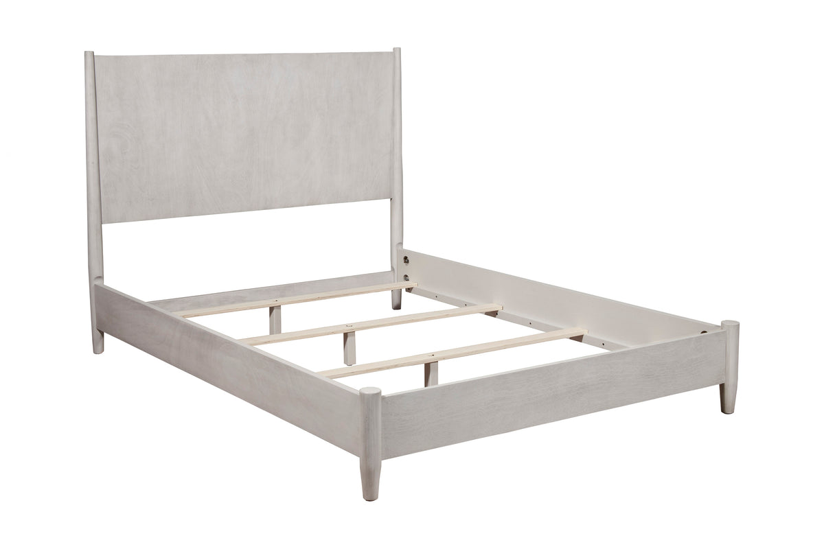 Flynn California King Panel Bed, Gray