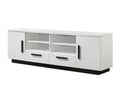 Matilda 70.5W White Finish TV Stand with Drawers