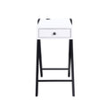 Ergode Accent Table (Usb Charging Dock) White & Black