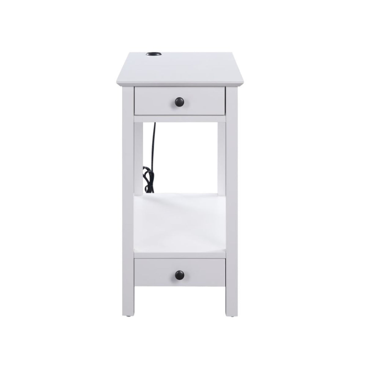 Ergode Accent Table (Usb Charging Dock) White