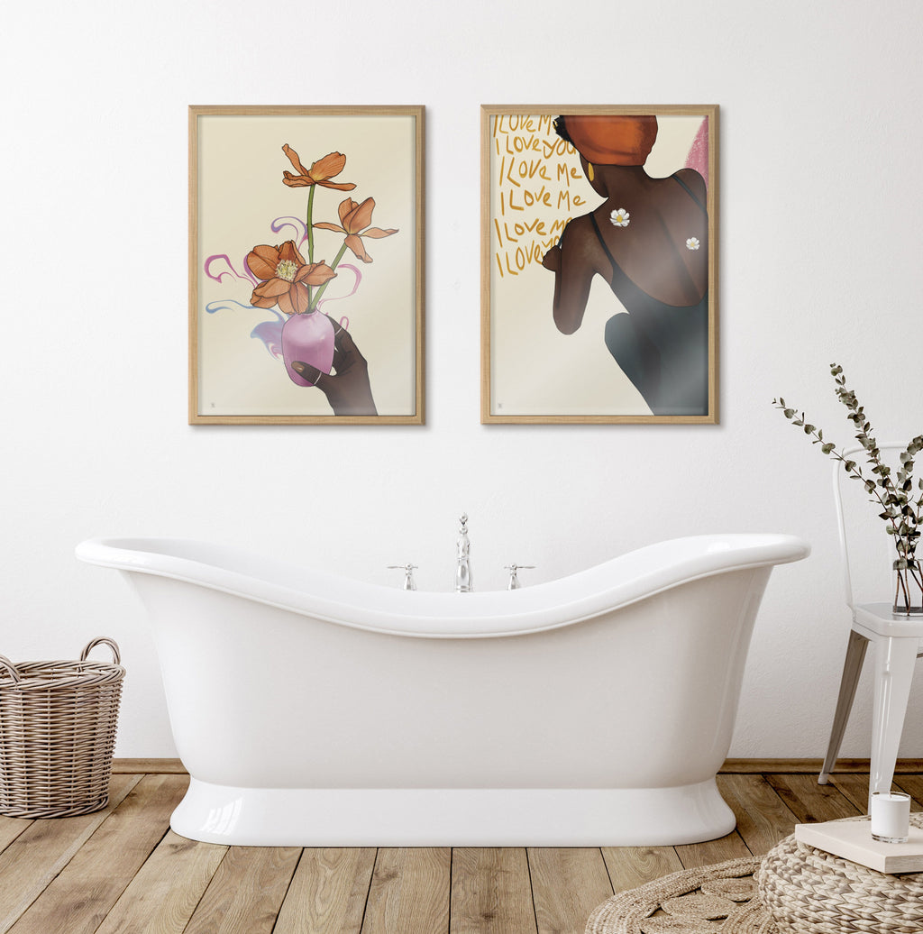 Blake At Your Wish Framed Printed Glass by Mary Joak