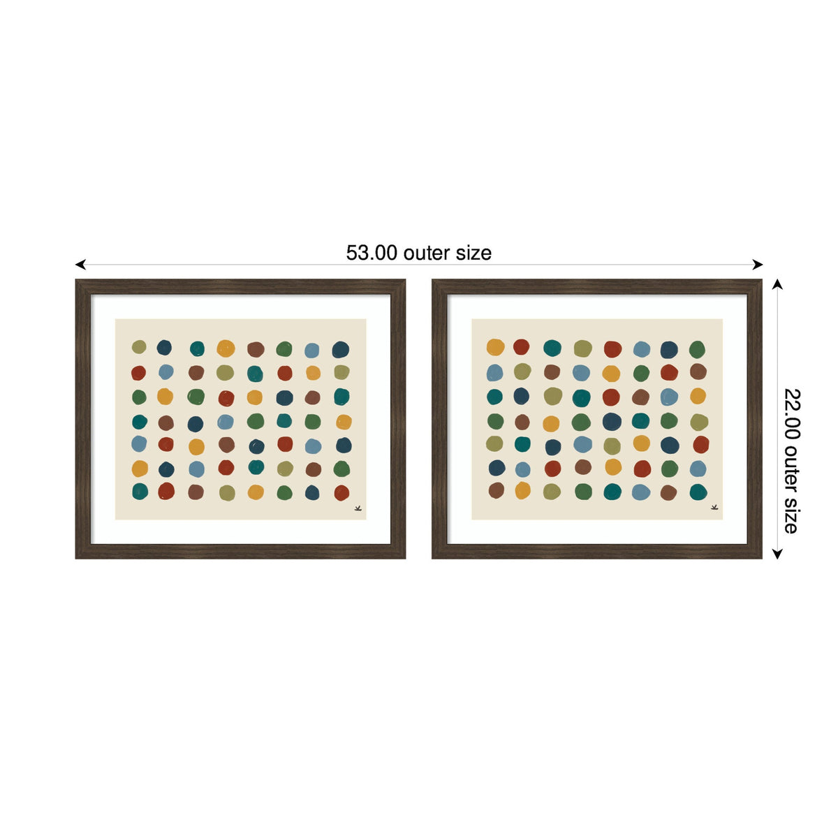 Meditation No. 3 2 Piece Framed Wall Art Print Set by Kelly Knaga