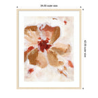 Framed Art Painterly Brown Blossom ll by Nikita Jariwala