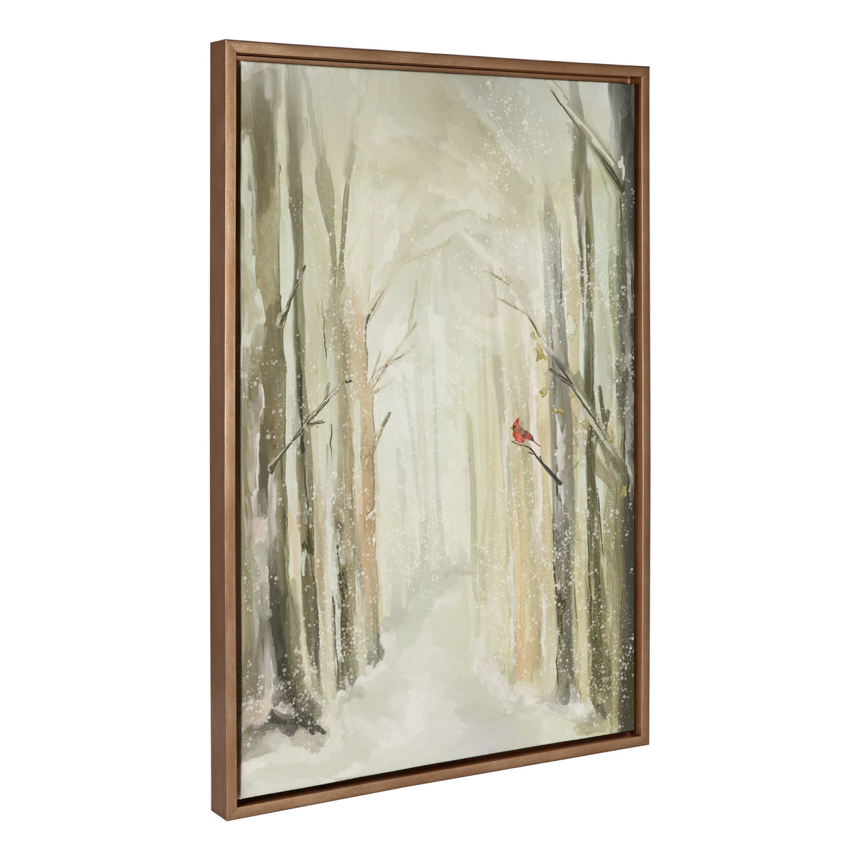 Sylvie Winter Landscape 2 Framed Canvas by Annie Quigley