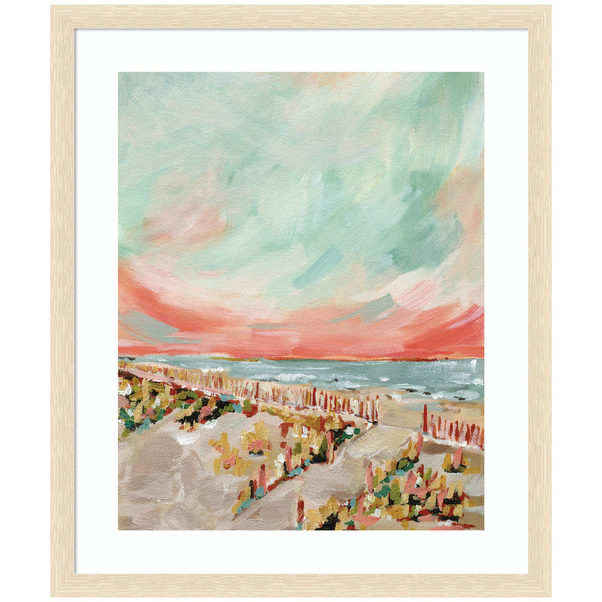 Framed Art Landscape 03 Beach by Annie Quigley