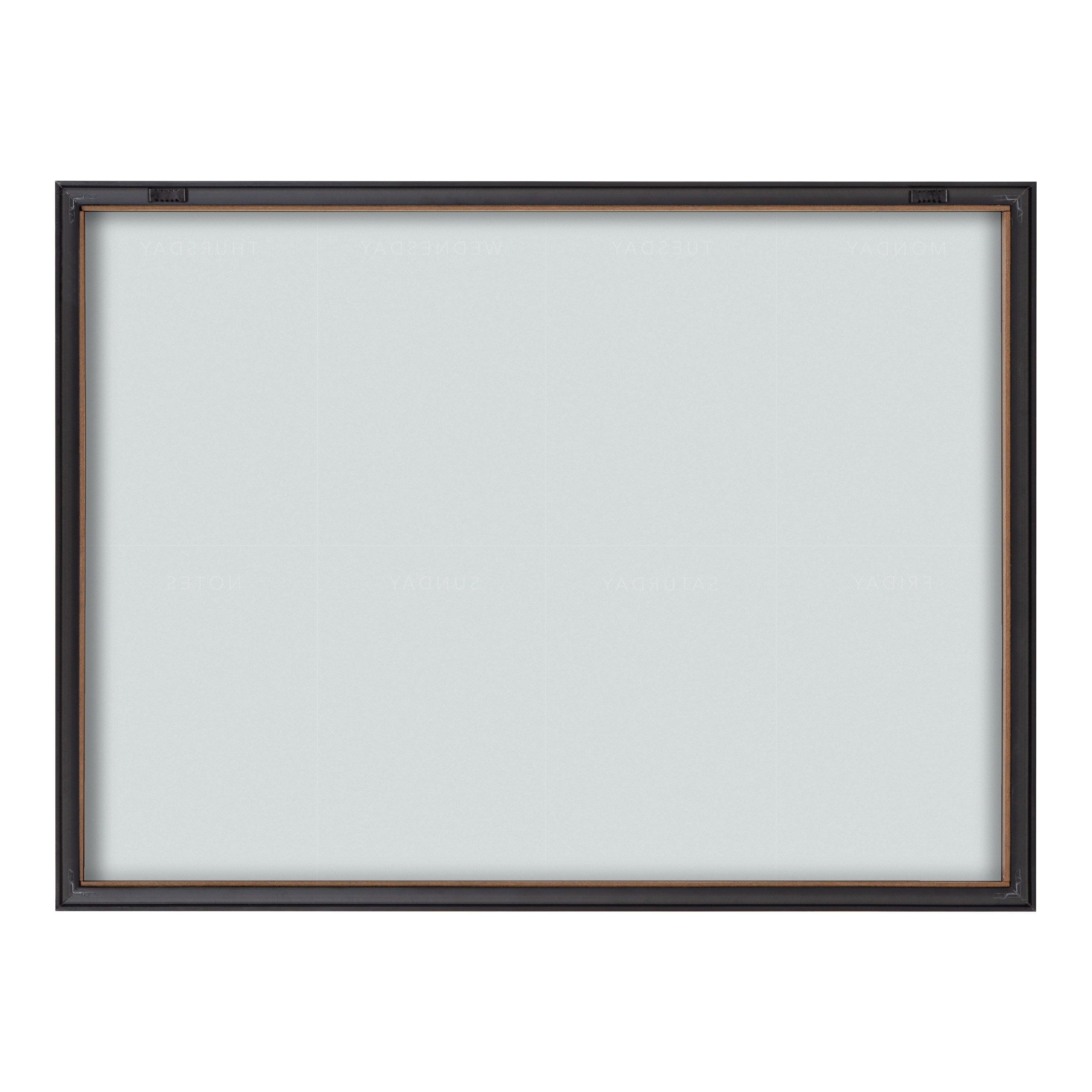Blake This Week Teal Framed Printed Glass by The Creative Bunch Studio