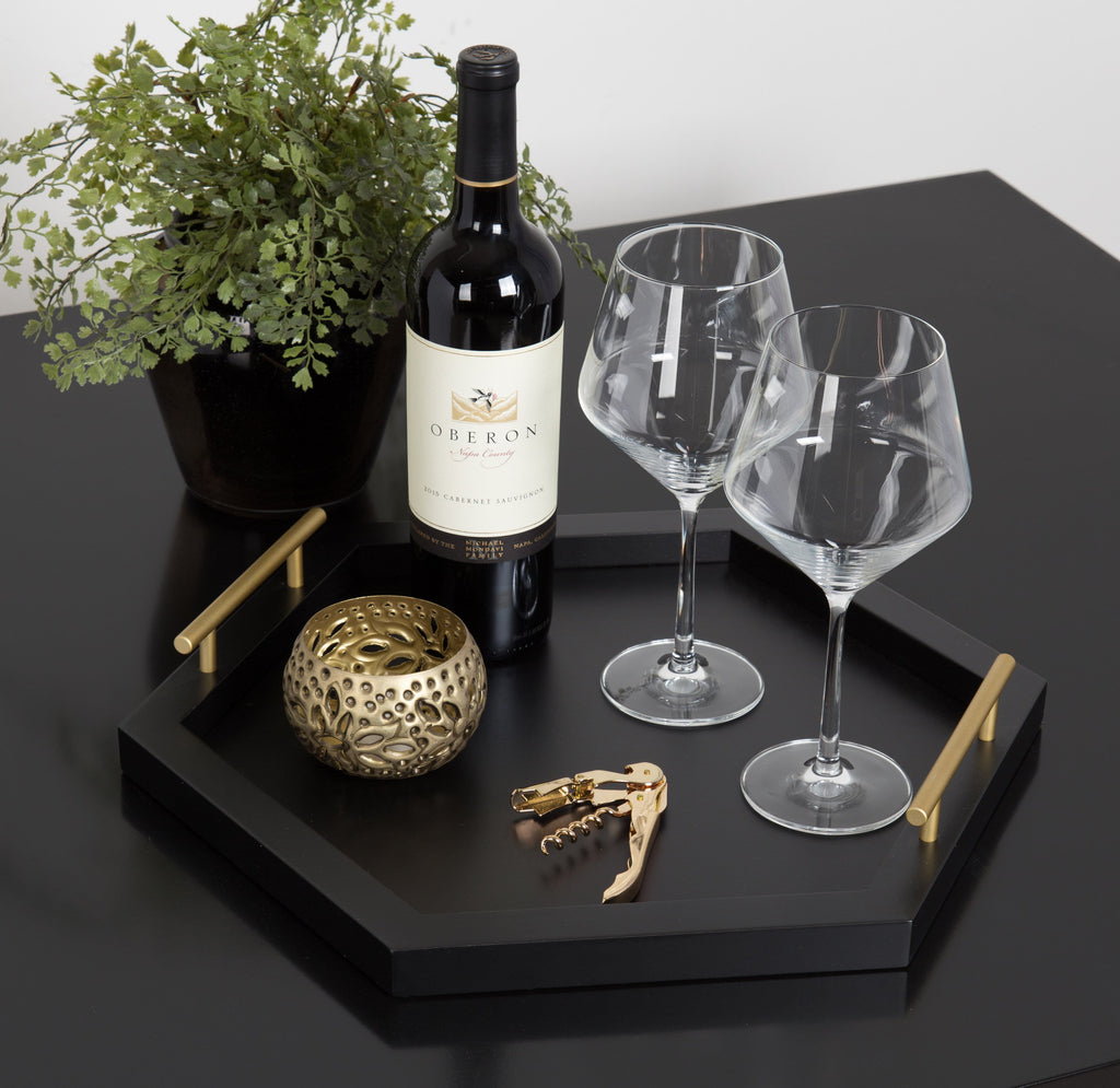Halsey Hexagon Decorative Tray