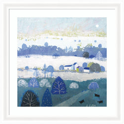Framed Art Winter Dales by Giuliana Lazzerini
