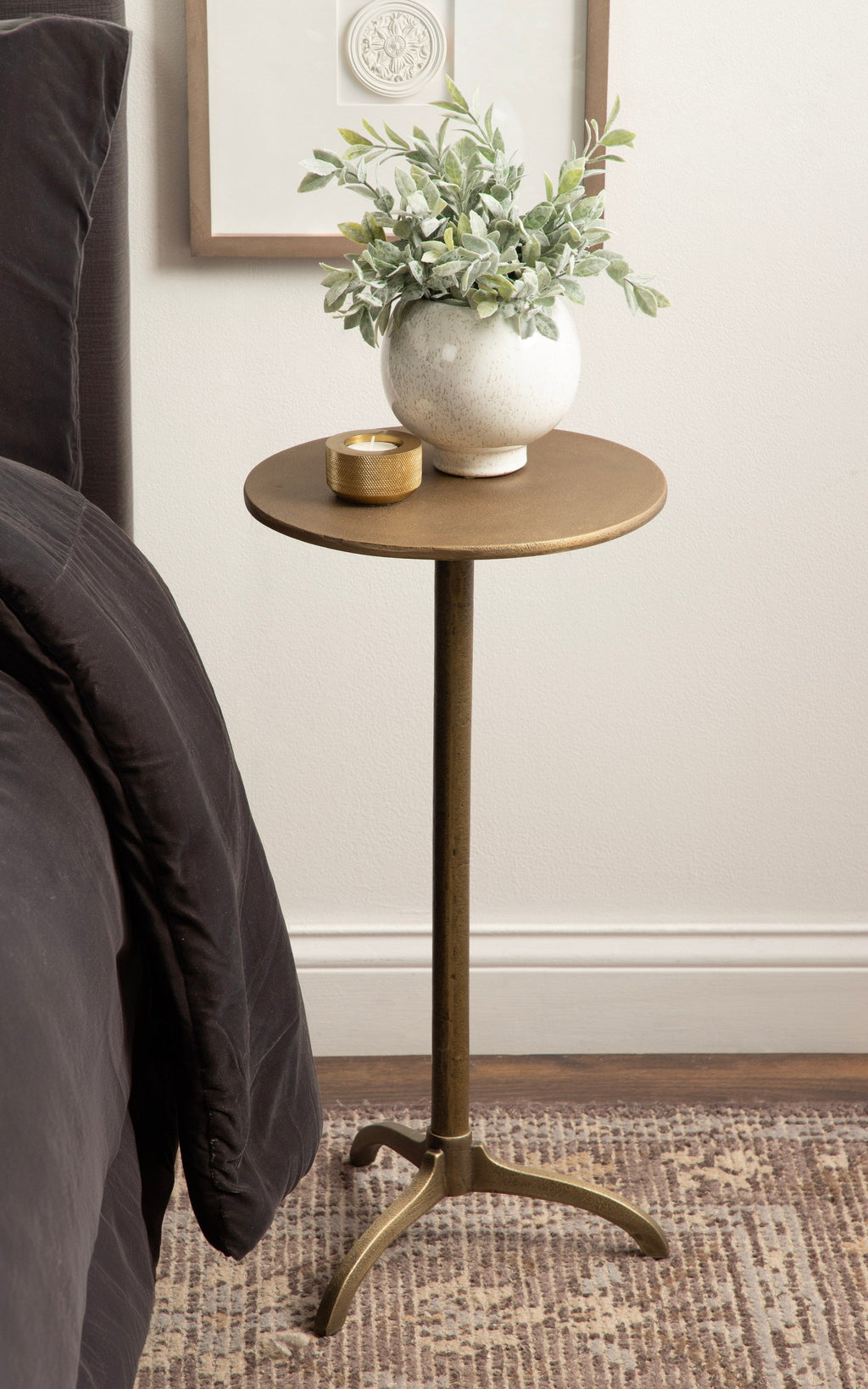 Henshall Metal Round Side Table