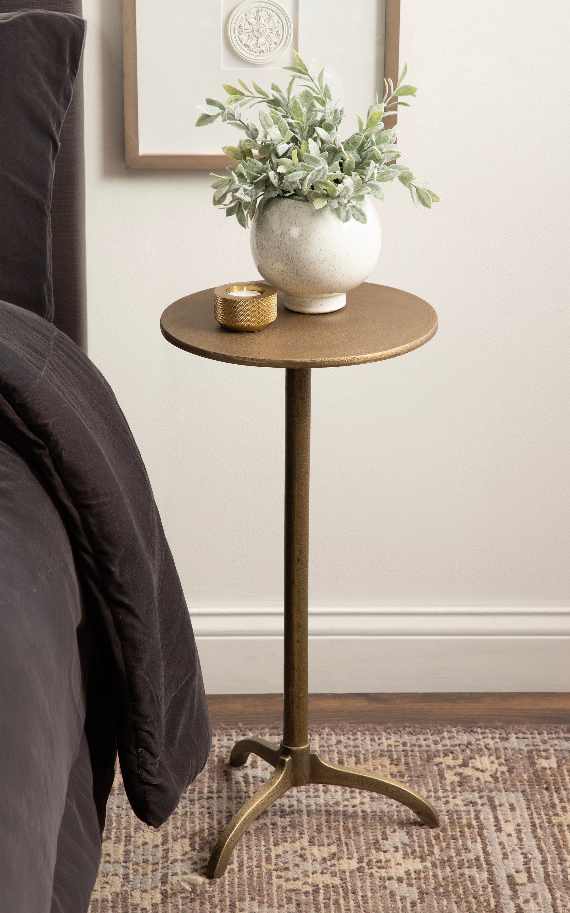 Henshall Metal Round Side Table