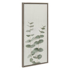Sylvie Eucalyptus Botanical II Framed Canvas by The Creative Bunch Studio