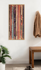 Sylvie Records Framed Canvas by Robert Cadloff of Bomobob
