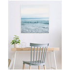 Sylvie Ocean Swim 1 Square Framed Canvas by Stephanie Klatt