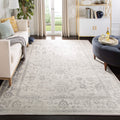 SAFAVIEH Adirondack Collection Area Rug - 51 x 76, Ivory & Silver, Oriental Distressed Design, Non-Shedding & Easy Care, Ideal