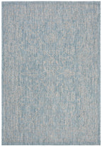 Safavieh Courtyard Collection 9' X 12' Aqua/Grey Cy8680 Indoor/ Outdoor Waterproof Easy-Cleaning Patio Backyard Mudroom Area-Rug